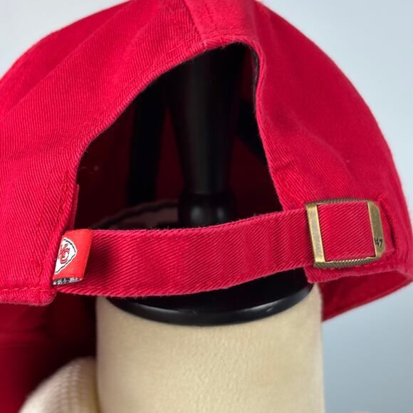 NFL Kansas City Chiefs Football 47 Brand Bling Crystal Rhinestone Hat Cap Adjust - Picture 5 of 10